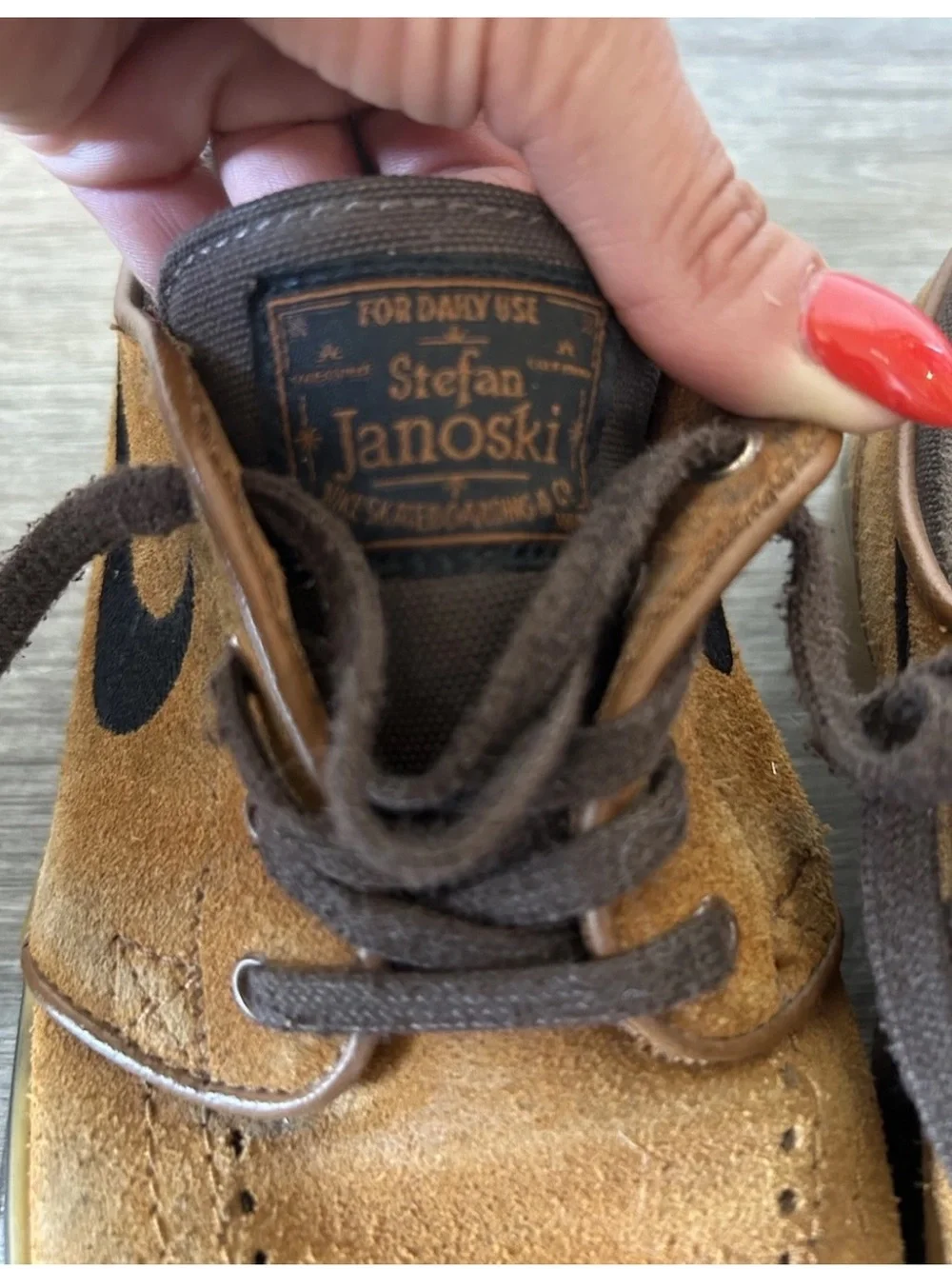 Nike SB Zoom Stefan Janoski Hazelnut Brown Suede Gum 333824-214 Men 6